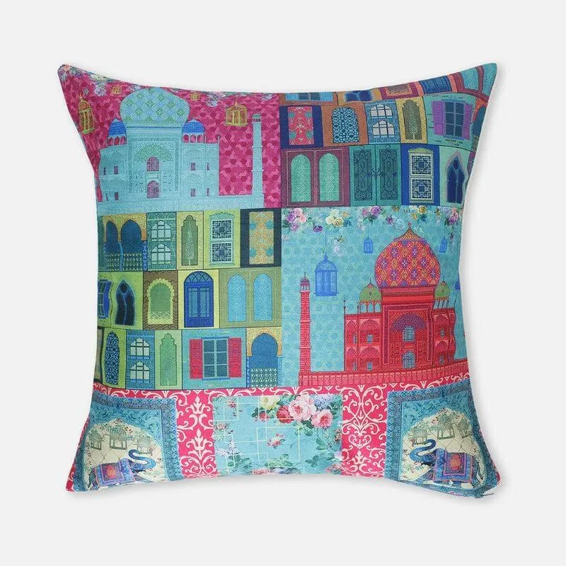 Swayam Urban Dream Polyester Cushion Cover - Set Of Two media 4