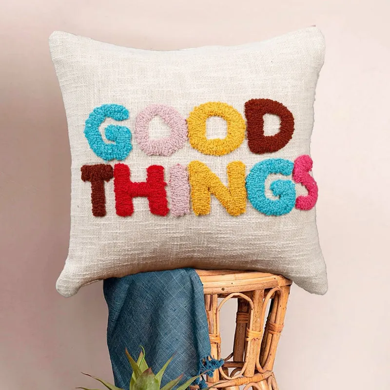 Good Things Tufted Cushion Cover Set - Set Of Two media 3