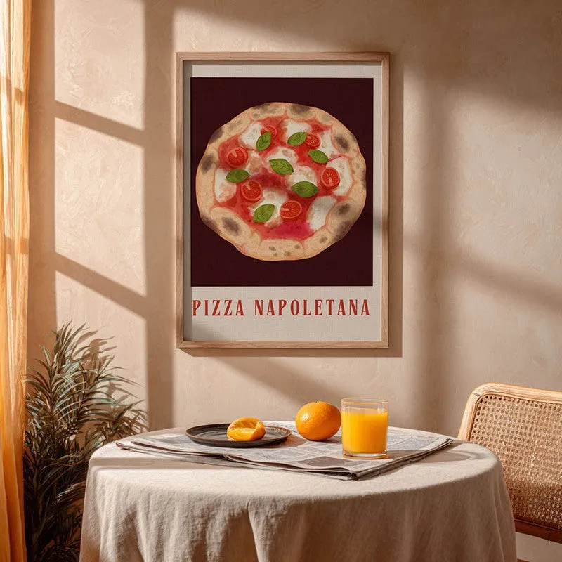 Sizzling Story Archival Canvas Wall Art - Brown media 5