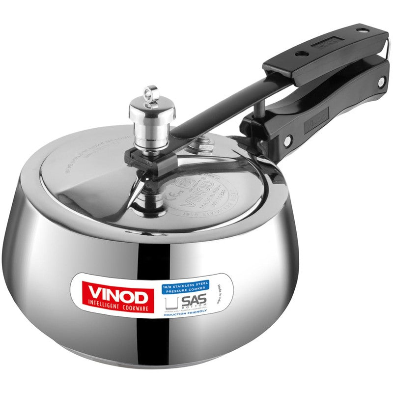 Vinod Zyric Pressure Cooker Stainless Steel - 3000 mL/ 14 Inches media 3