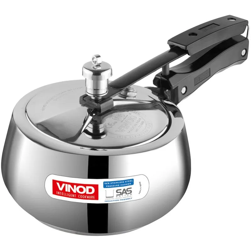 Vinod Zyric Pressure Cooker Stainless Steel - 3000 mL/ 14 Inches media 3