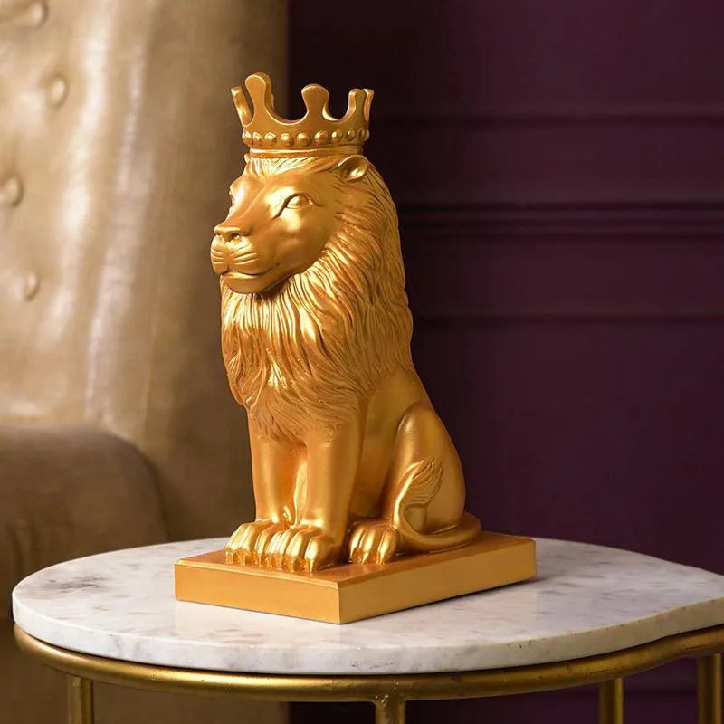 Rex Leo Painted Resin Showpiece media 1