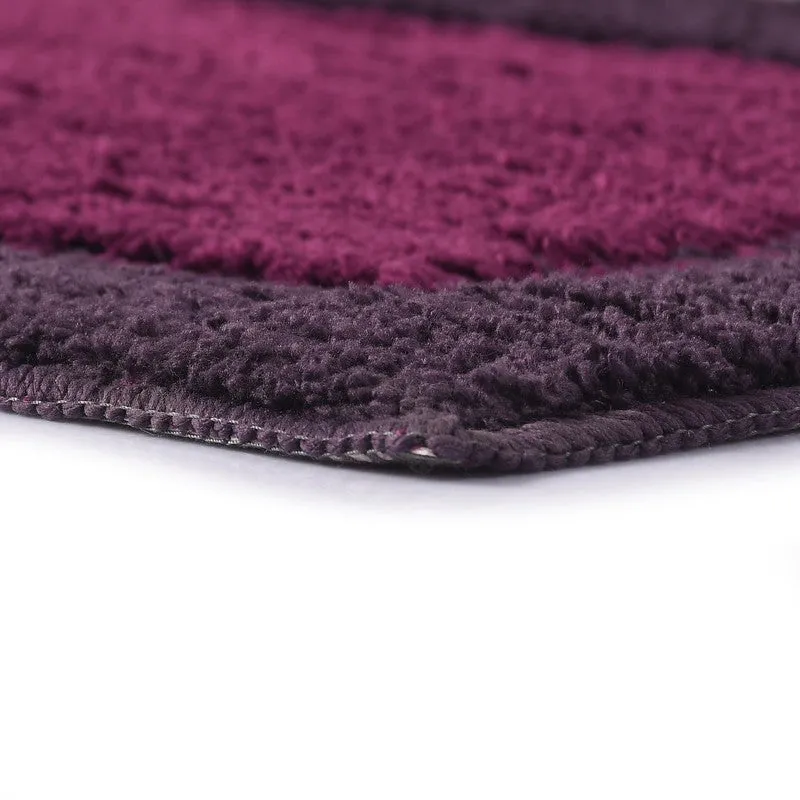 TuftTouch Microfiber Bath Mats (Purple) - Set of Two media 4