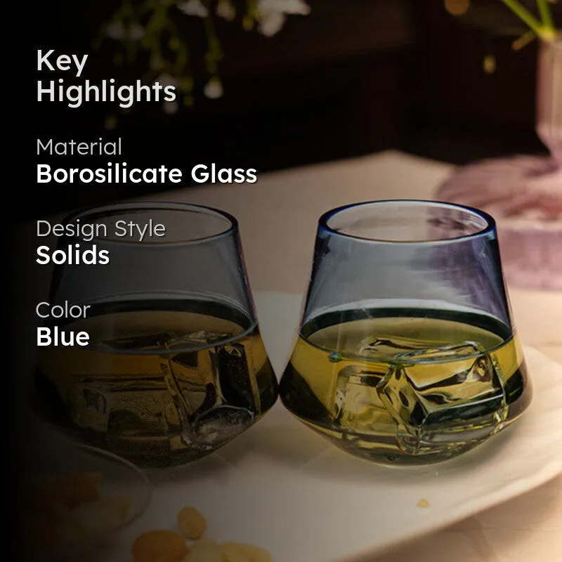Citrine Spark Goblet Glasses(260 mL) - Set Of Two media 2