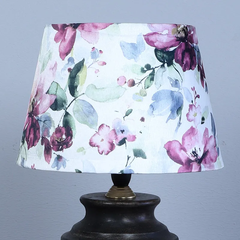 Lumikko Palmer Printed Mango Wood Table Lamp - Multicolor media 3