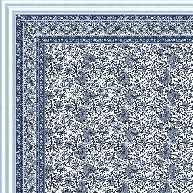 Artix Cotton Bedsheet (Blue) - 240 TC media 5