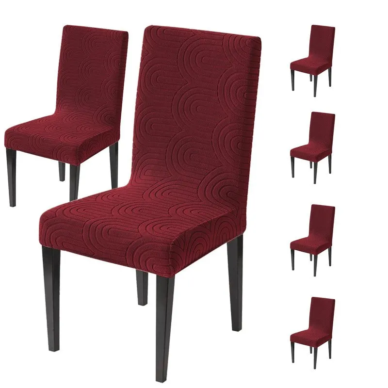 Nexo Fit Chair Cover (Maroon) - Set Of Six media 3