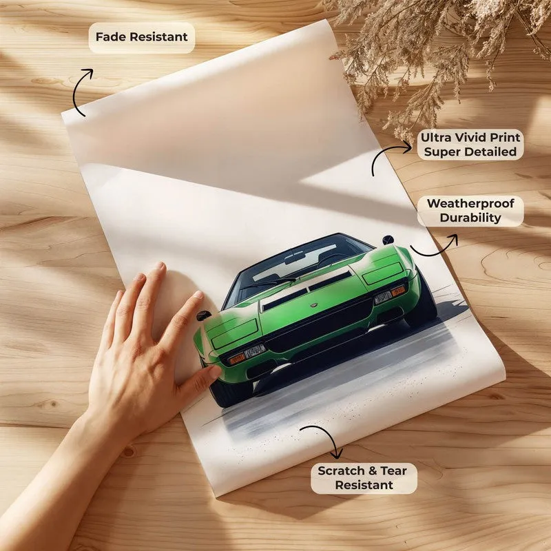 Emerald Racer Wall Poster media 8