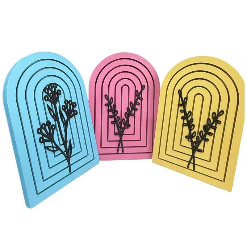 Florenza Wooden Wall Accent - Set of Three media 4