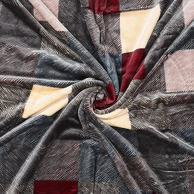 Monte Carlo Autumn Echo Blanket - 597 GSM media 6