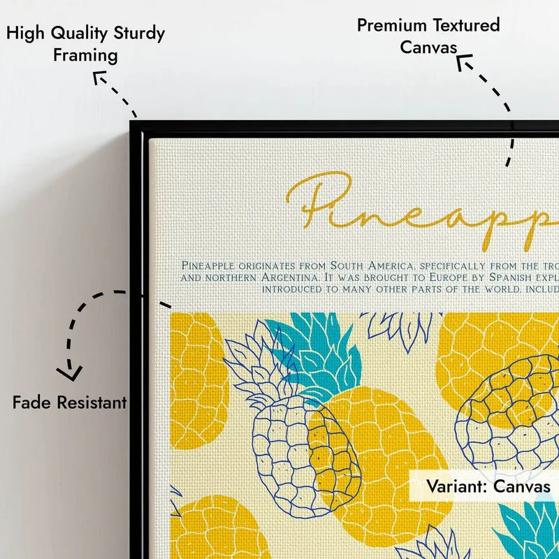 PineappleFarm Archival Canvas Wall Art - Black media 7