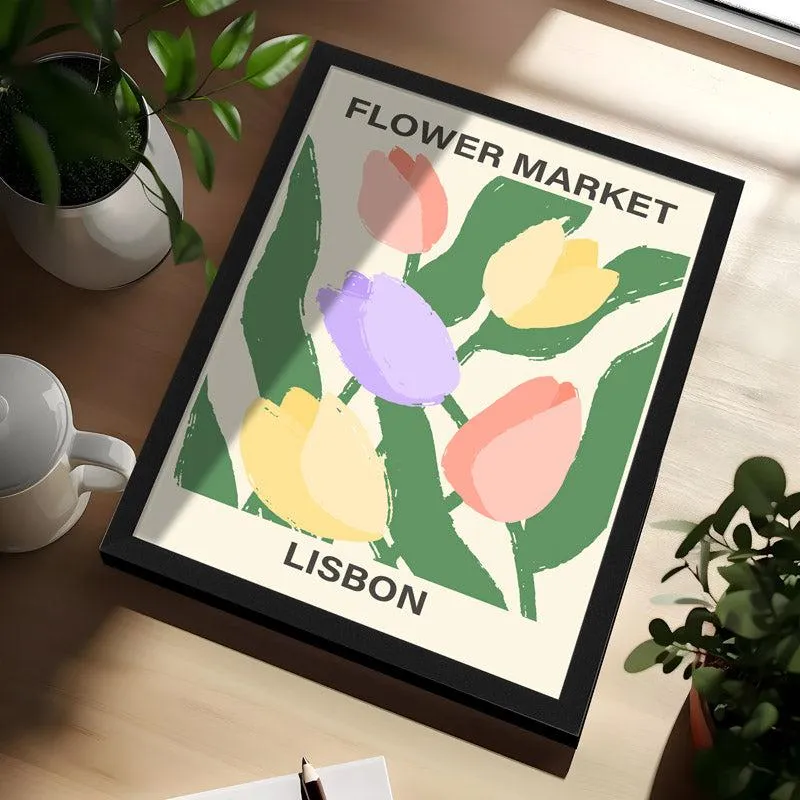 Flower Market Wall Art - Set Of Three media 4