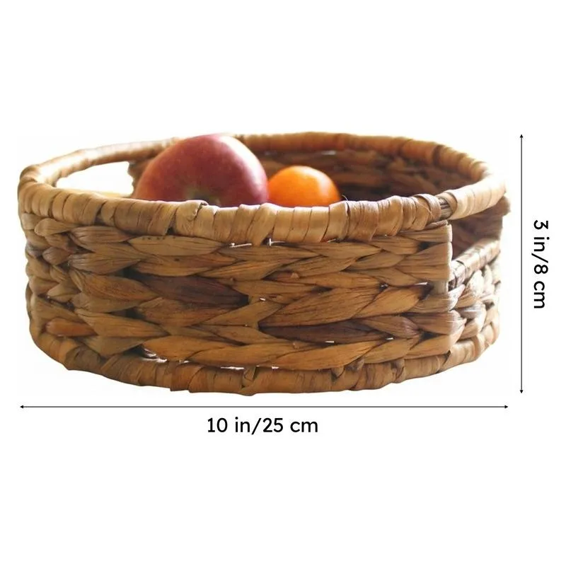 AuroraGlow Natural Fiber Fruit Basket media 7