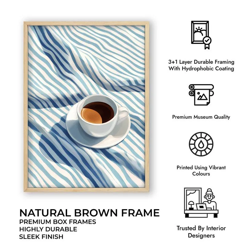 Coffee Couture Archival Canvas Wall Art - Brown media 12