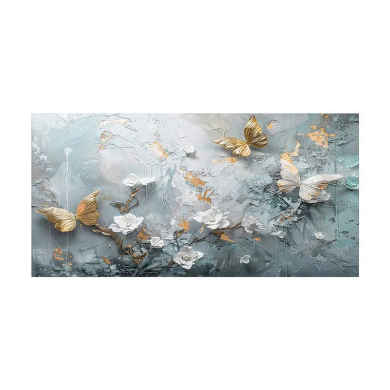Butterfly Blossom Poly Canvas Wall Painting media 4