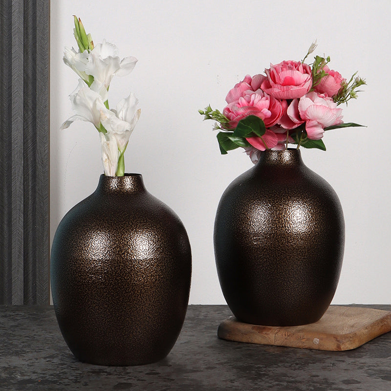 Lilou Iron Vase - Set Of Two