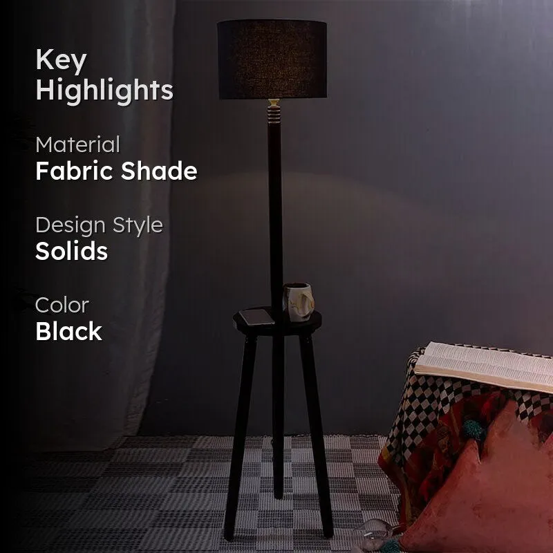Lightastic Floor Lamp Table - Black media 2