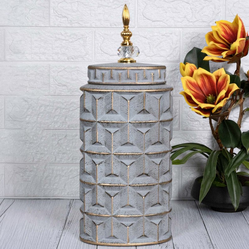 Ashwave Ceramic Jar Showpiece - Large media 4
