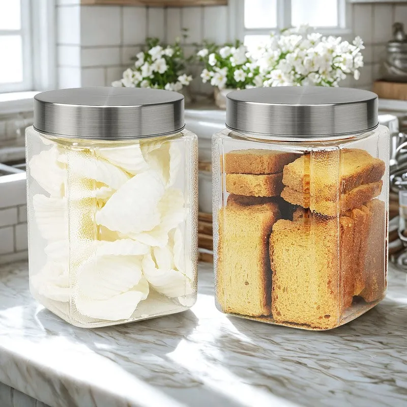 LuxeStore Airtight Box (1250 mL Each) - Set Of Two - 1