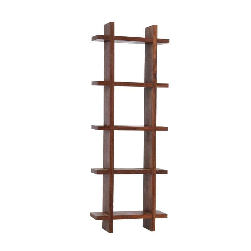 Cora Wooden Wall Shelf With Pot - Six Piece Set media 4