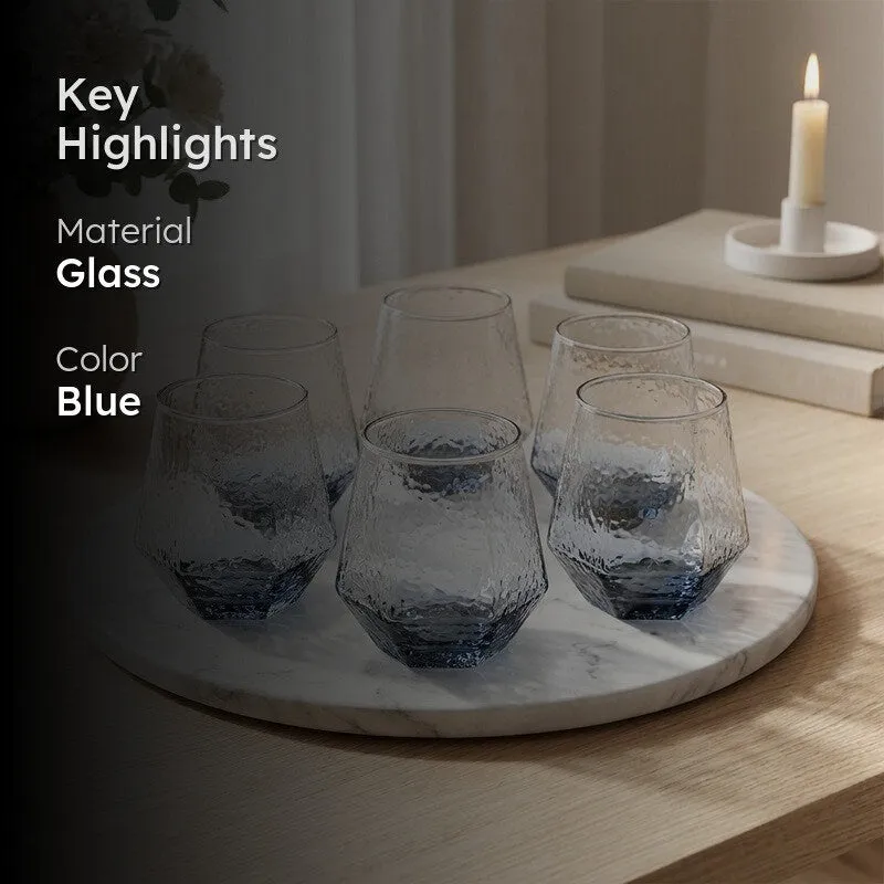 Linea Glass Round Scotch Glasses (300 mL Each) - Set Of Six media 2
