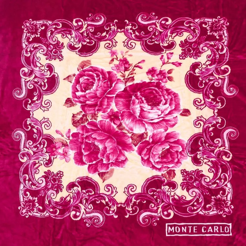 Monte Carlo Crimson Cascade Blanket (Pink)- 950 GSM media 6