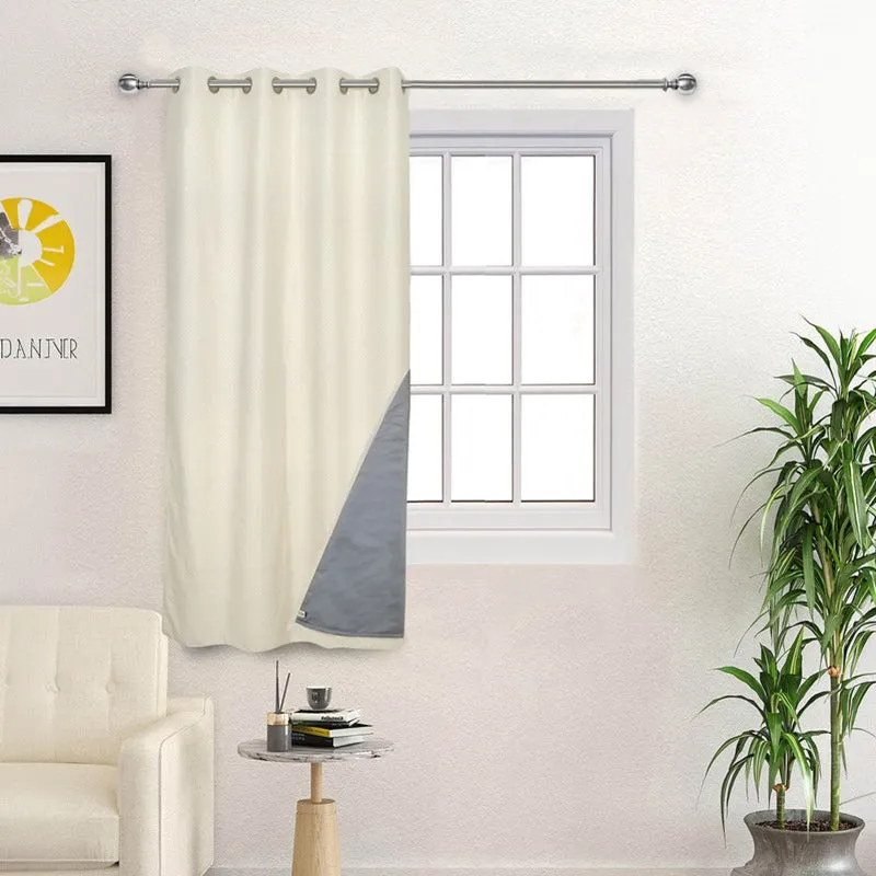 Form Ease Cotton Blackout Curtains - Ivory media 3