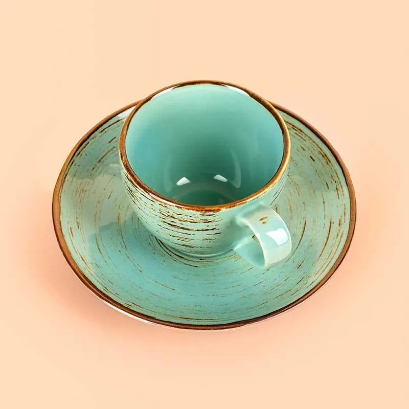 Sonoran Gold Cup & Saucer - Set of Six media 3