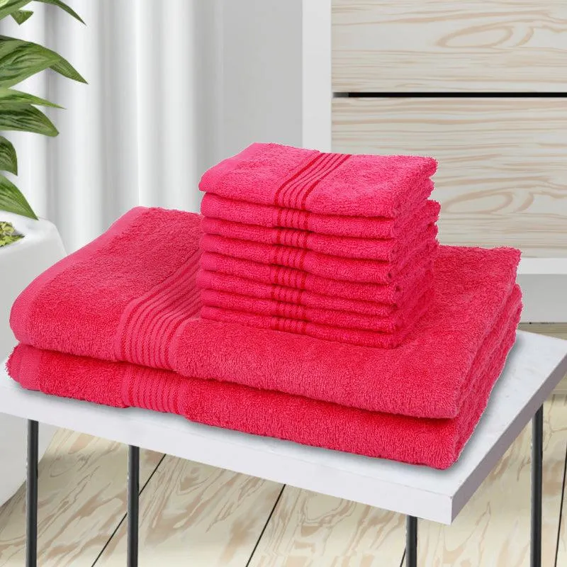 Bodil Towel Combo (Pink) - Set Of Ten media 1