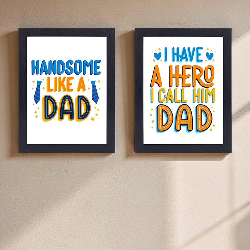 Handsome Dad Wall Art - Set Of Two media 3