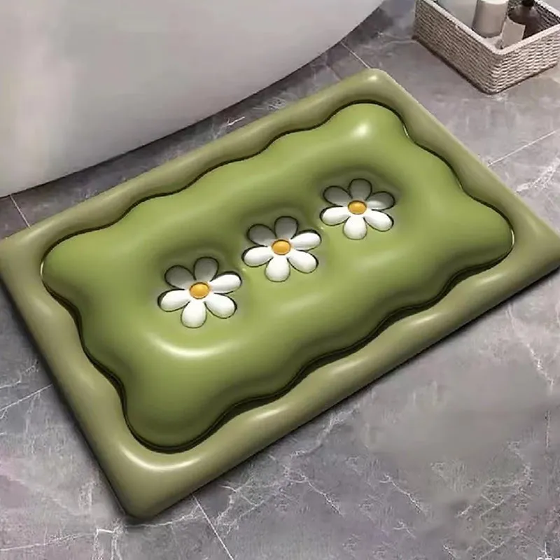 Daisy Trio Anti-Skid Rubber Bath Mat media 1
