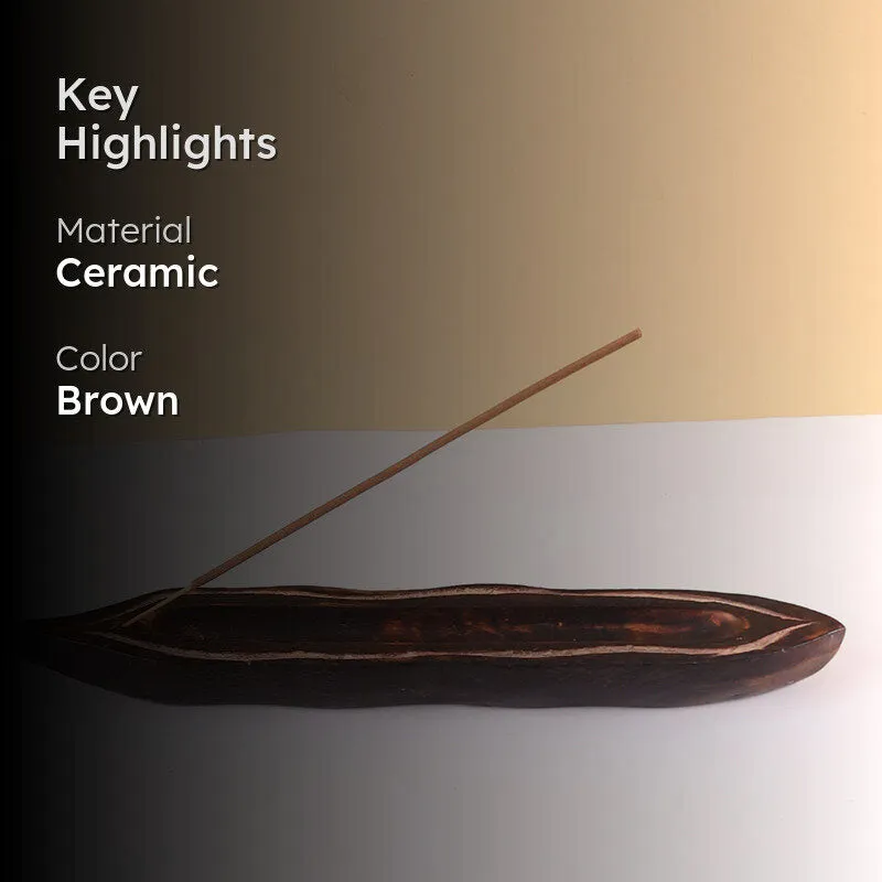 Saveri Ceramic Incense Holder media 2