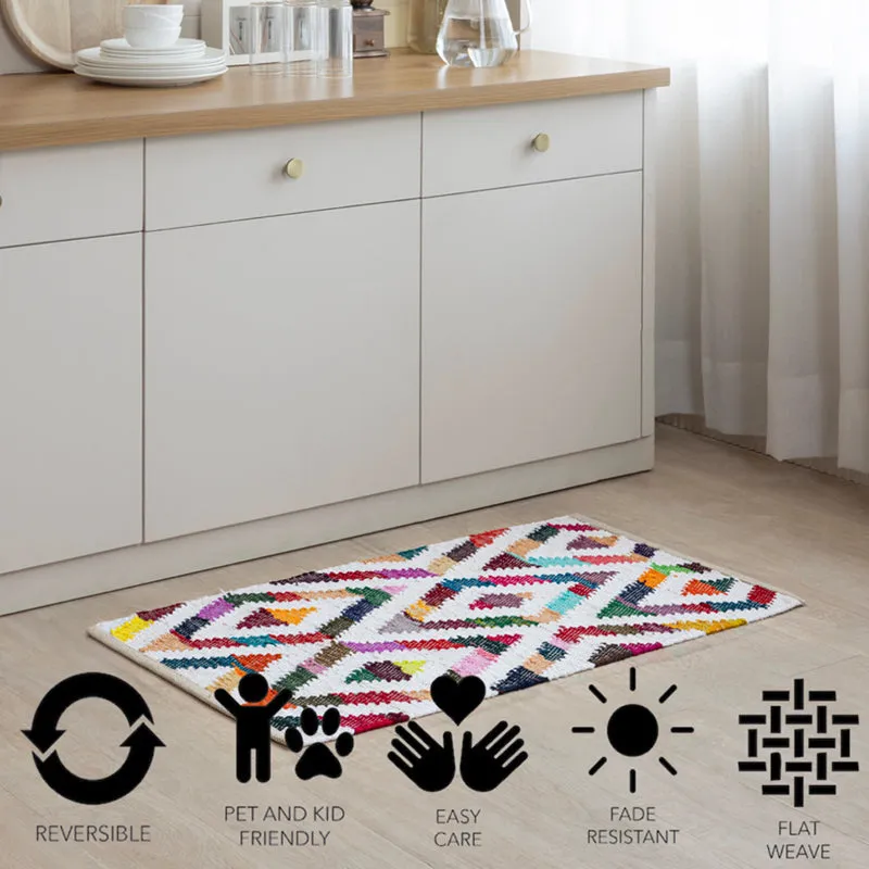Orvyn Cotton Door Mats - Multicolor media 7