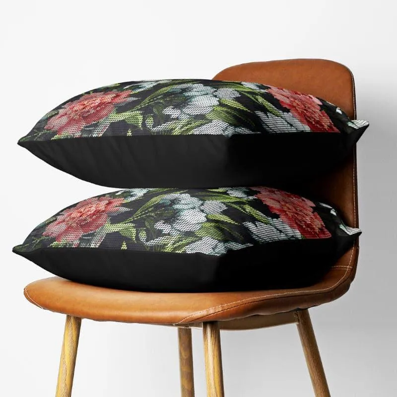 Nirgo Floarl Cushion Cover - Set Of Two media 4