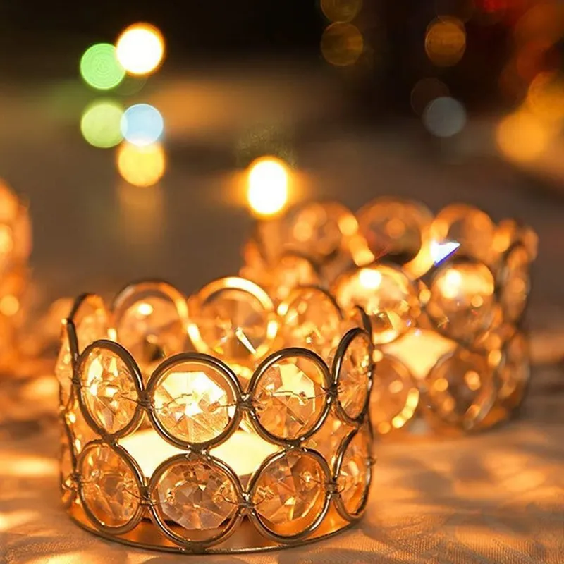 RadiantAura Adjustable Candle Holders - Set Of Two media 3