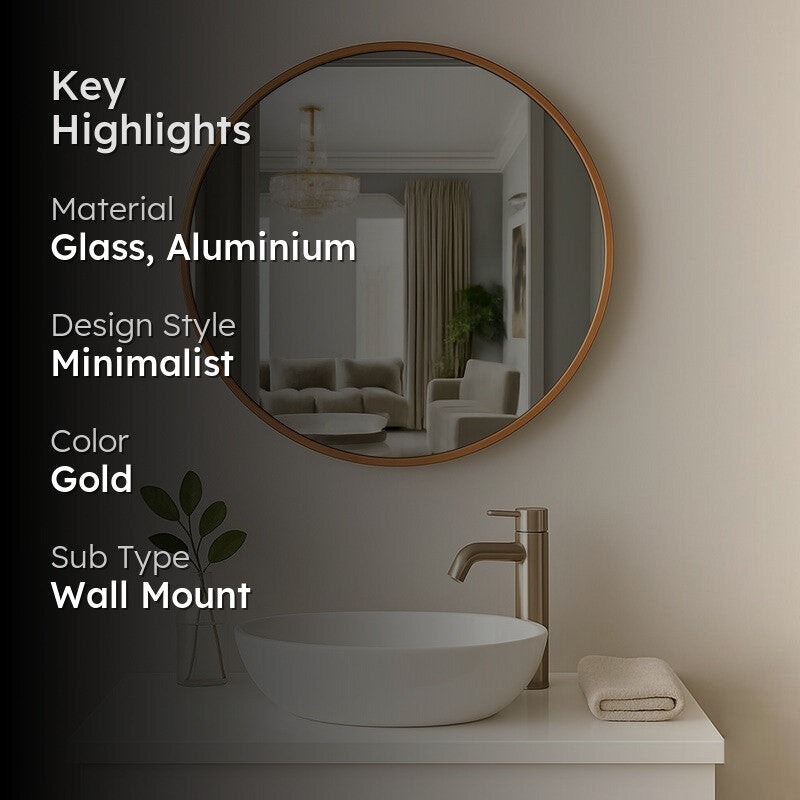 Reflekt Wall Mirror With Aluminium Frame media 2