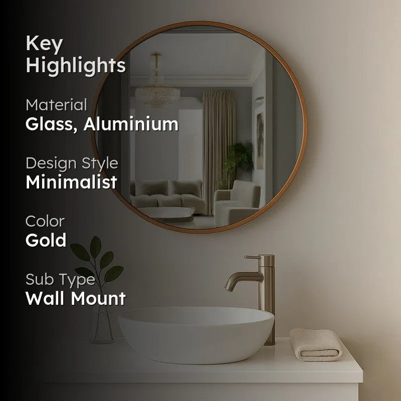 Reflekt Wall Mirror With Aluminium Frame media 2