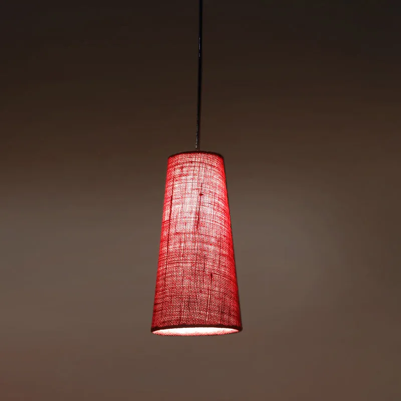 Ambient Aura Fabric Ceiling Lamp - Red media 7