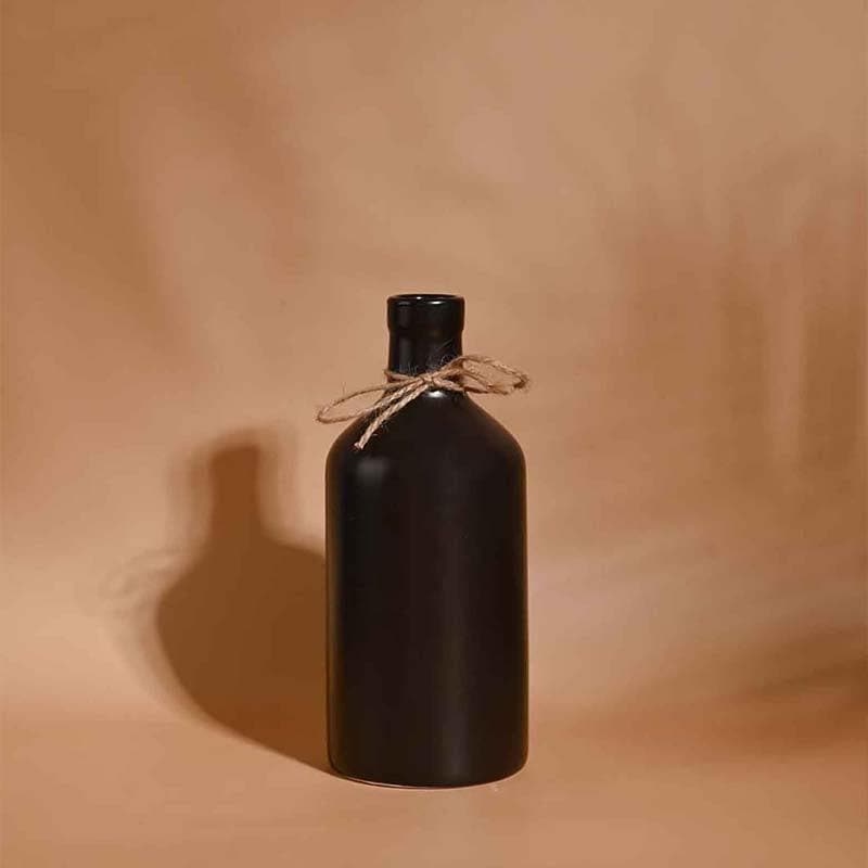 Japanese Bottle Vase - Black media 3