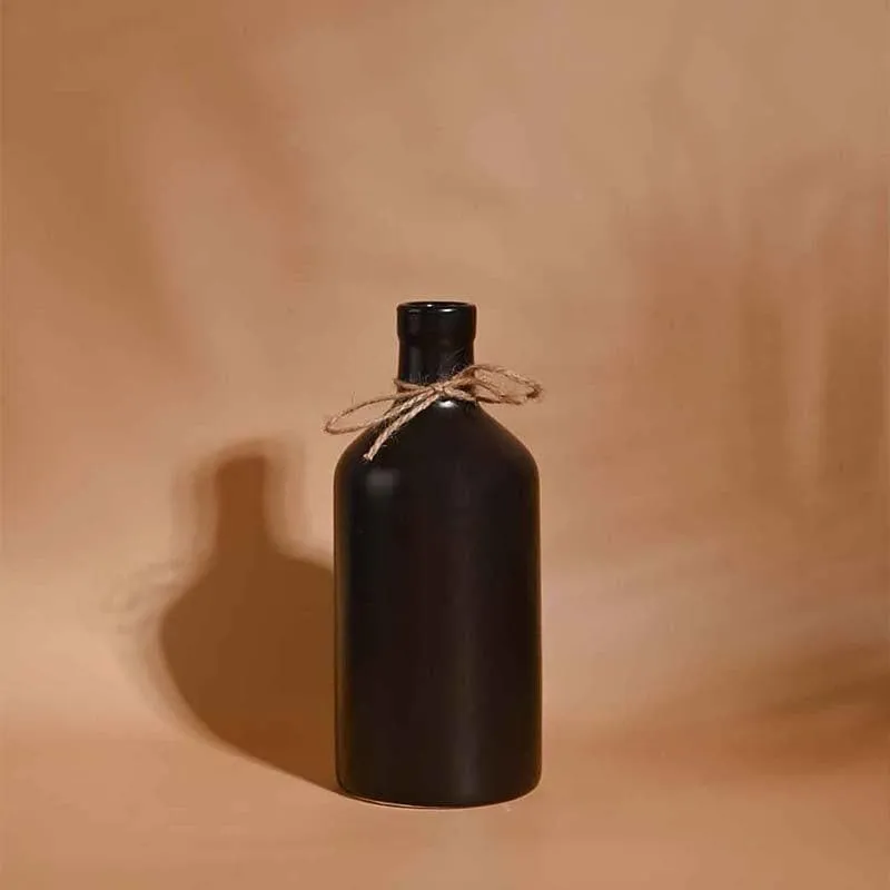 Japanese Bottle Vase - Black media 3