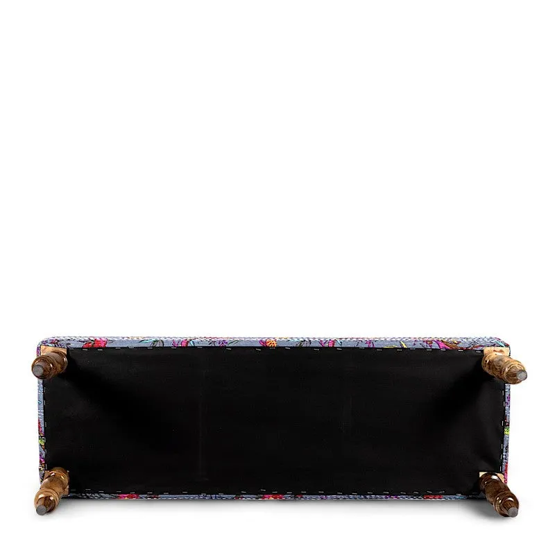 Averon Sheesham Wooden Bench - Grey media 6