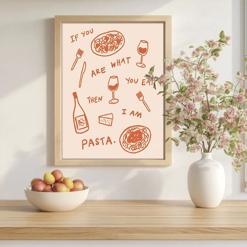 Redplush Barline Archival Canvas Wall Art - Brown media 1