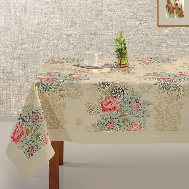Swayam Floral Feast Table Cover - Six Seater media 3