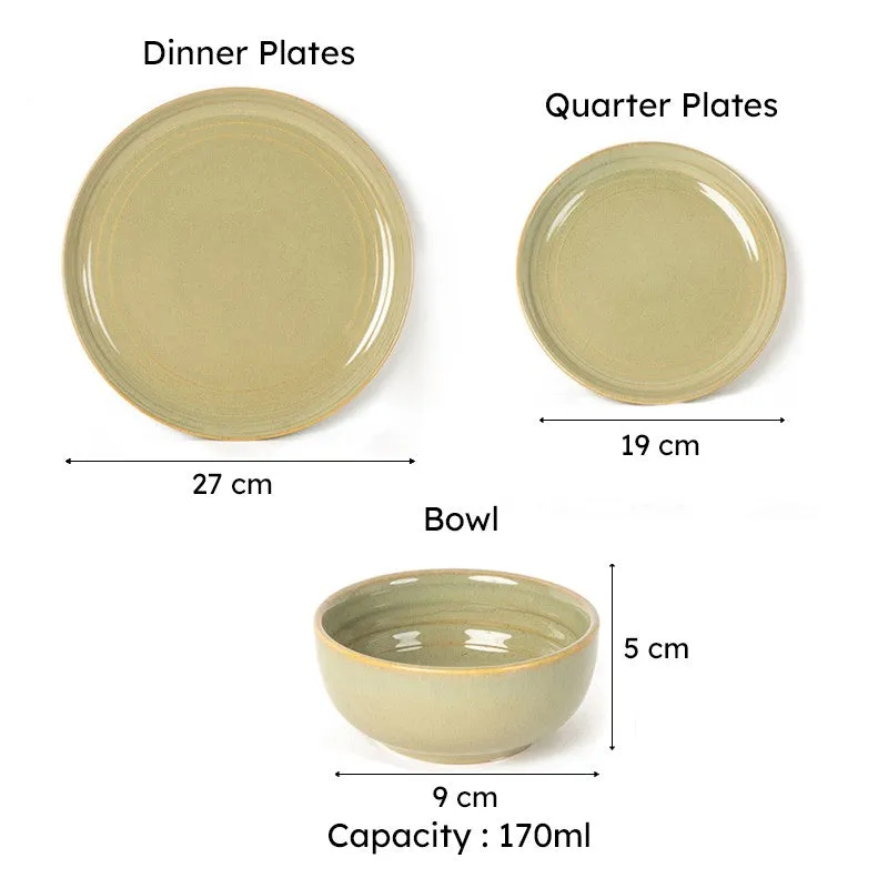 Estia Dinner Set (Olive Green) - 12 Piece Set media 8