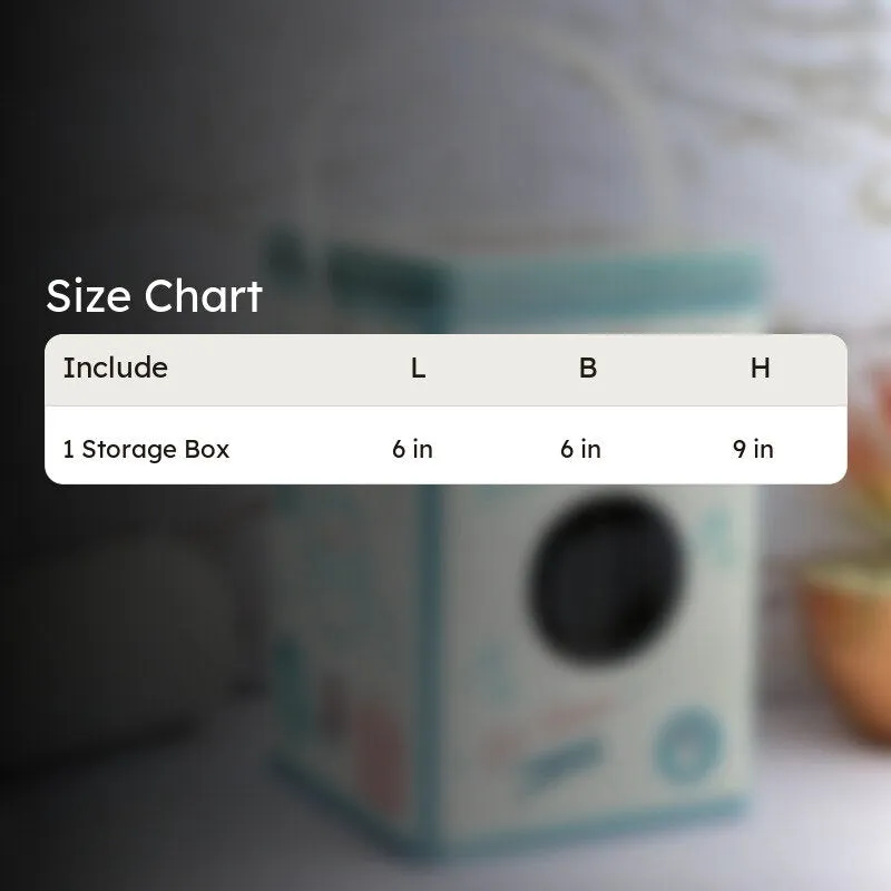 Laundry Chore Metal Storage Box media 8