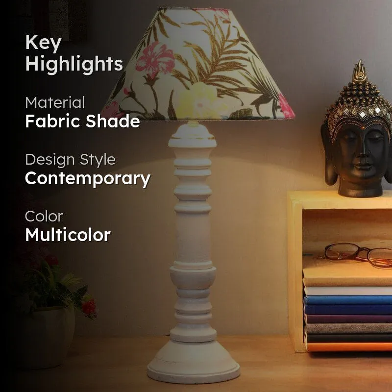 Gardensa Araceli Fabric Table Lamp - Multicolor media 2