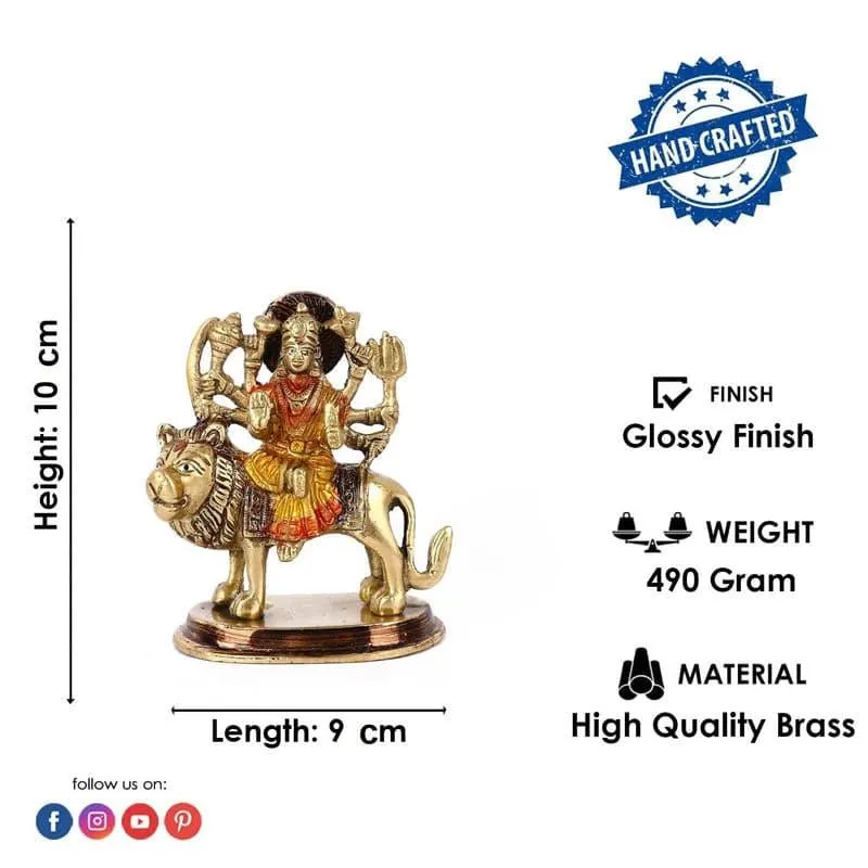 Brass Sherwali Mata Brass Idol media 6