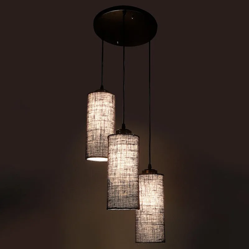 Cylentra Triple Metal Ceiling Lamp - Blue media 6