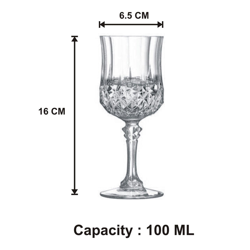 Cristalle Cordial Glass (100 ml) - Set Of Four media 8