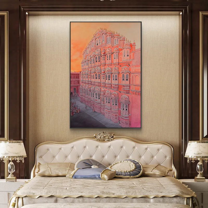 Colors Of Hawa Mahal Wall Painting media 4
